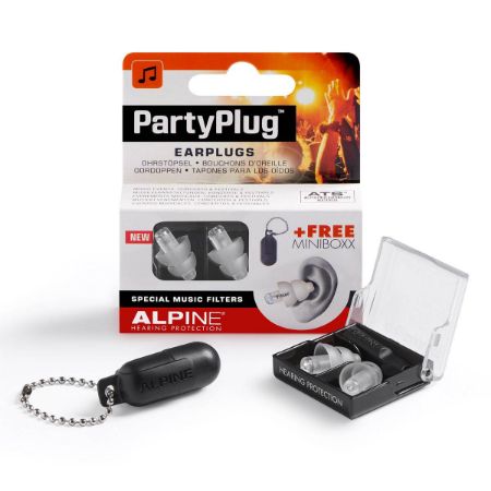 Čepki za ušesa Alpine PartyPlug transparent