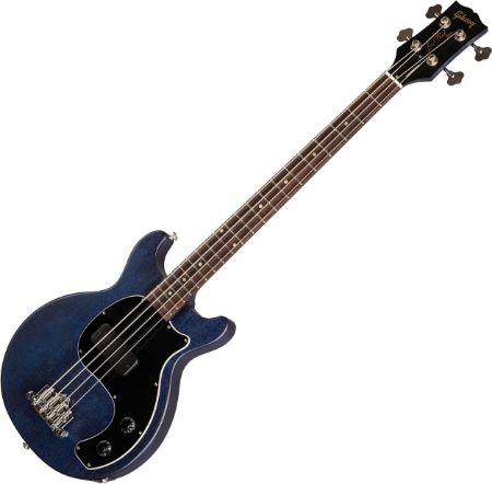 GIBSON BAS KITARA Les Paul Junior Tribute DC Bass Blue Stain