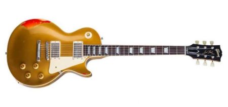 GIBSON ELEKTRIČNA KITARA Les Paul Standard Gold Over Sunburst Aged NH