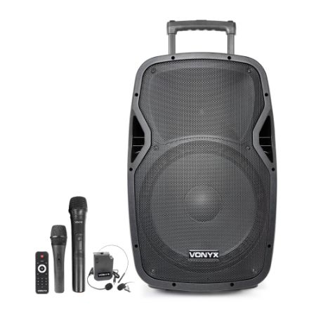 VONYX PRENOSNO BATER.OZVOČENJE AP1500PA Portable Speaker 15"