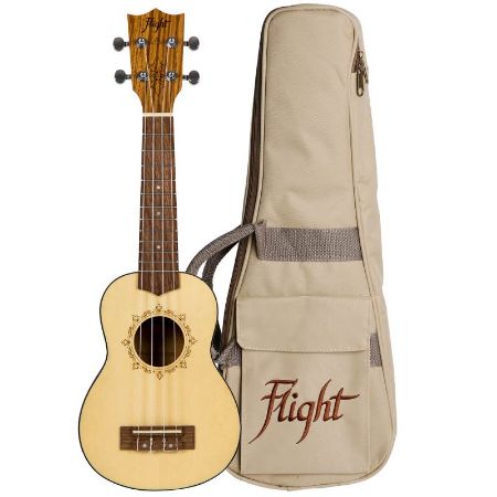 FLIGHT SOPRAN UKULELE DUS320 SP/ZEB S TORBO