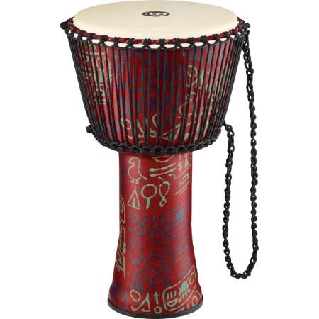 MEINL 10'' AFRICAN DJEMBE PHARAOHS SCRIPT TRAVEL GOAT SKIN HEAD PADJ1-M-G