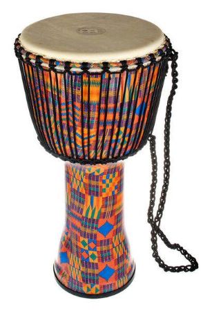 MEINL 12'' AFRICAN DJEMBE KENYAN QUILT TRAVEL GOAT SKIN HEAD PADJ2-L-G