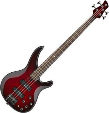 BAS KITARA YAMAHA TRBX604FM DARK RED BURST