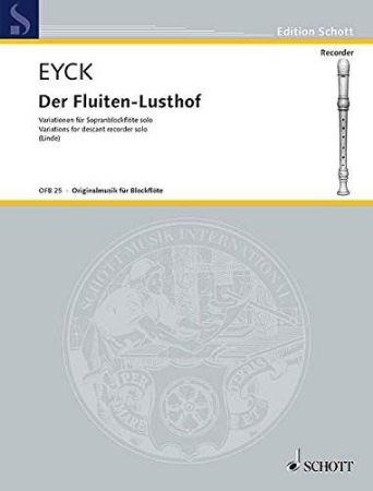 EYCK-DER FLUITEN LUSTHOF VARIATIONS FOR DESCANT RECORDER SOLO