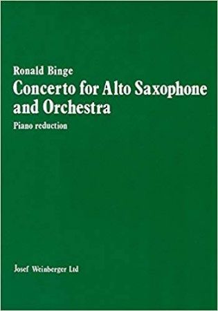 BINGE:CONCERTO FOR ALTO SAX AND PIANO