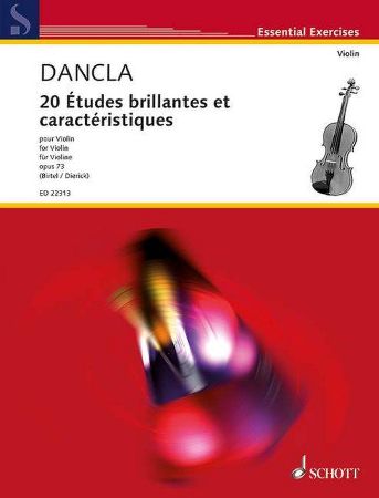 DANCLA:20 ETUDES BRILLANTES ET CARACTERISTIQUES VIOLINA OP.73