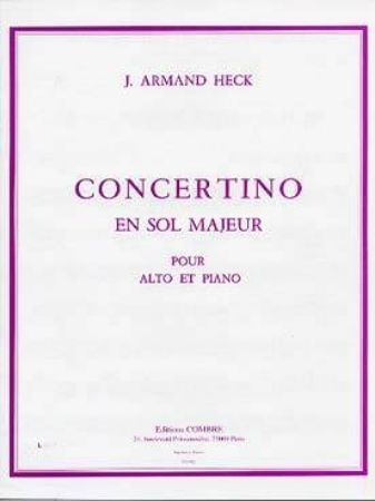 HECK J.A.:CONCERTINO EN SOL MAJEUR POUR ALTO ET PIANO