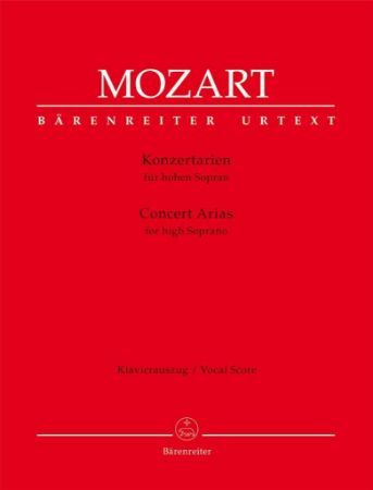 MOZART:CONCERT ARIAS FOR HIGH SOPRANO