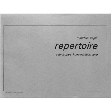 KAGEL:REPERTOIRE SCORE