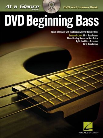 AT A GLANCE BEGINNING BASS DVD AND LESSON BOOK