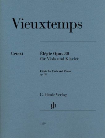VIEUXTEMPS:ELEGIE OP.30 VIOLA AND PIANO