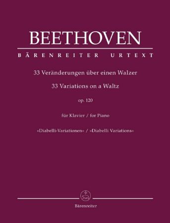 BEETHOVEN:33 VARIATIONS ON A WALTZ OP.120 DIABELLI VARIATIONS