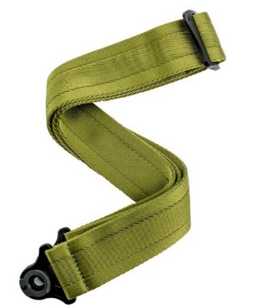 PAS ZA KITARO PLANET WAVES Auto Lock Guitar Strap Moss