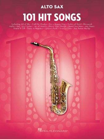 101 HIT SONGS ALTO SAX