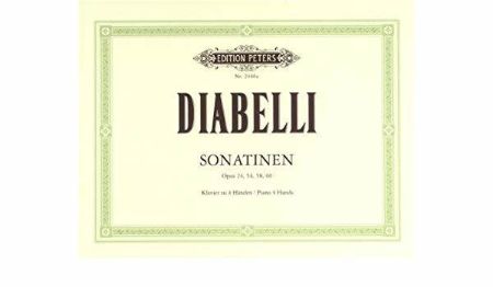 DIABELLI:SONATINEN OP.24,54,58,60 PIANO 4 HANDS