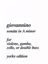 GIOVANNINO: SONATA IN A MINOR FOR DOUBLE BASS