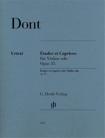 DONT:ETUDES ET CAPRICES OP.35 VIOLIN SOLO