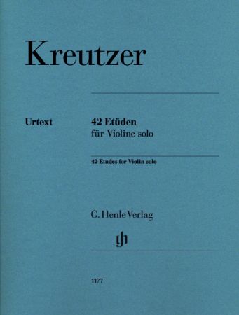 KREUTZER:42 ETUDES FOR VIOLIN SOLO