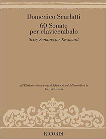 SCARLATTI:60 SONATAS FOR KEYBOARD/FADINI