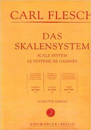 FLESCH:DAS SKALENSYSTEM FUR VIOLA