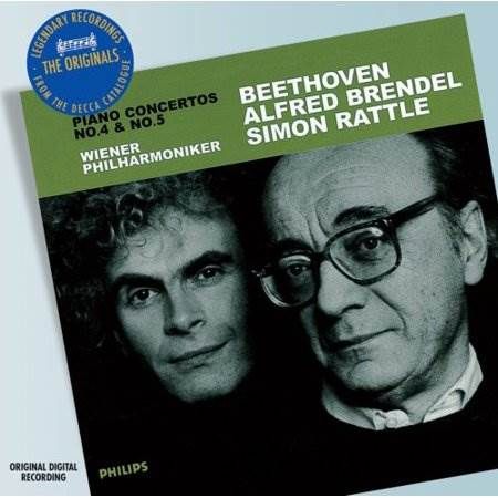 BEETHOVEN:PIANO CONCERTO NO.4 & 5/BRENDEL/RATTLE