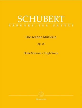 SCHUBERT:DIE SCHONE MULLERIN OP.25 HIGH VOICE