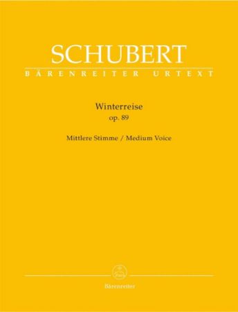 SCHUBERT:WINTERREISE OP.89 MEDIUM VOICE