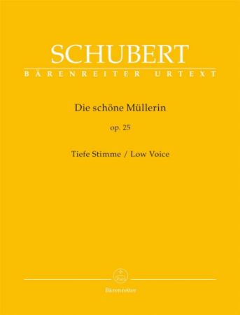 SCHUBERT:DIE SCHONE MULLERIN OP.25 MEDIUM VOICE