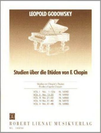 GODOWSKY/CHOPIN:STUDIES ON CHOPIN'S ETUDES NO.13-20 VOL.2