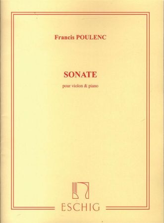 POULENC:SONATE POUR VIOLON