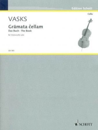 VASKS:GRAMATA ČELLAM CELLO SOLO