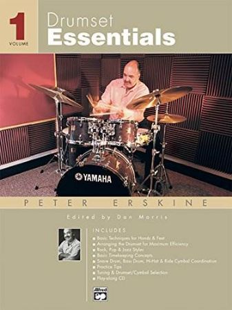 ERSKINE:DRUMSET ESSENTIALS COMPLETE VOL.1  +CD