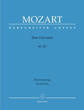 MOZART:DON GIOVANNI KV 527 VOCAL SCORE