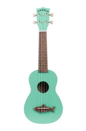 MAKALA GREEN SHARK SOPRAN UKULELE inc.gigbag