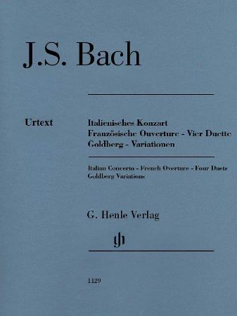 BACH:ITALIAN CONCERTO,FRENCH OVERTURE,GOLDBERG VARIATIONS