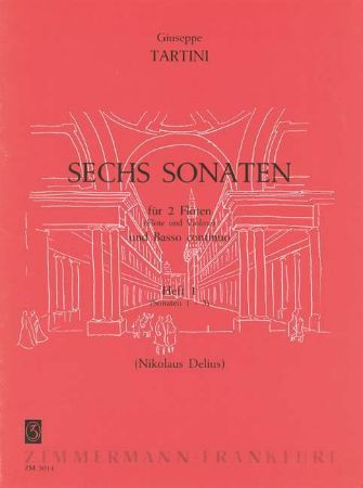 TARTINI:SECHS SONATEN FUR 2 FLOTEN(FLOTE UND VIOLINE) 1-3