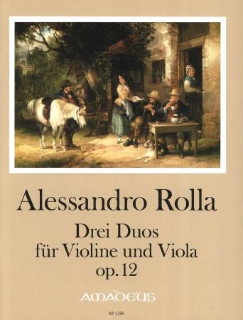 ROLLA:DREI DUOS FUR VIOLINE UND VIOLA OP.12