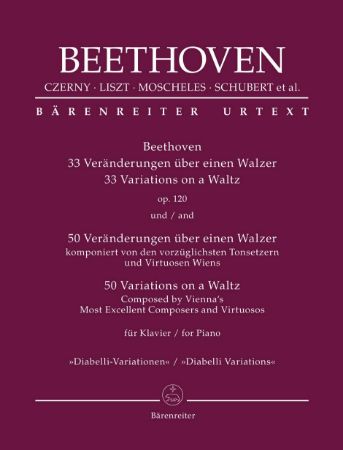 BEETHOVEN:33 VARIATIONS OP.120 AND 50 VARIATIONS ON A WALTZ