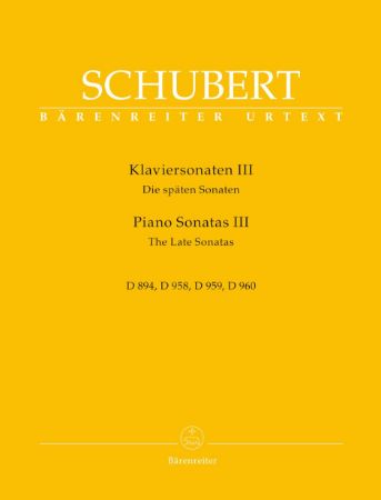 SCHUBERT:PIANO SONATAS 3 D894,958,959,960