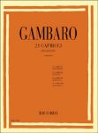 GAMBARO:21 CAPRICCI PER CLARINETTO