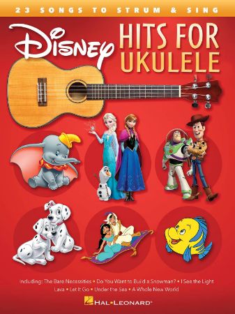 DISNEY HITS FOR UKULELE 23 SONGS