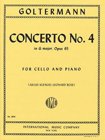 GOLTERMANN:CONCERTO NO.4 OP.65 G MAJOR CELLO