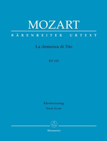 MOZART:LA CLEMENZA DI TITO KV621 VOCAL SCORE