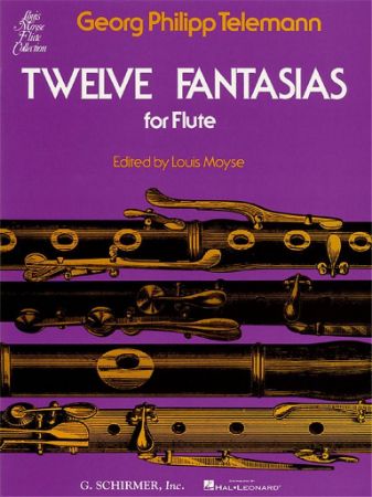 TELEMANN:TWELVE FANTASIAS FLUTE(MOYSE)