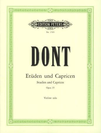 DONT:ETUDEN UND CAPRICEN OP.35