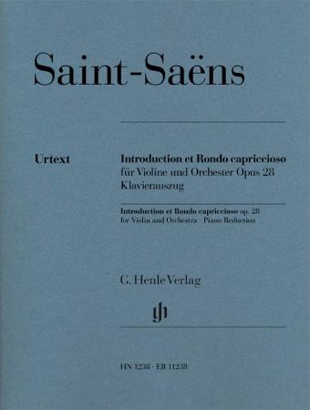 SAINT-SAENS:INTRODUCTION ET RONDO CAPRICCIOSO OP.28 VIOLIN AND PIANO