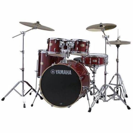 YAMAHA SET BOBNOV STAGE CUSTOM BIRCH SBP0F5CR CRANBERRY RED+HW780