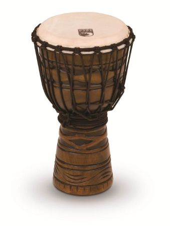 TOCA DJEMBE ORIGINS SERIES 8'' Height: 16" (40,5 cm) African Mask TODJ-8AM