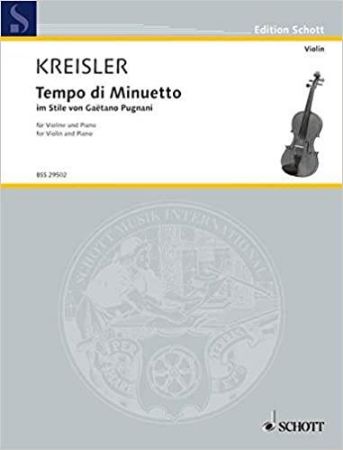 KREISLER F:TEMPO DI MINUETTO,VIOLIN AND PIANO